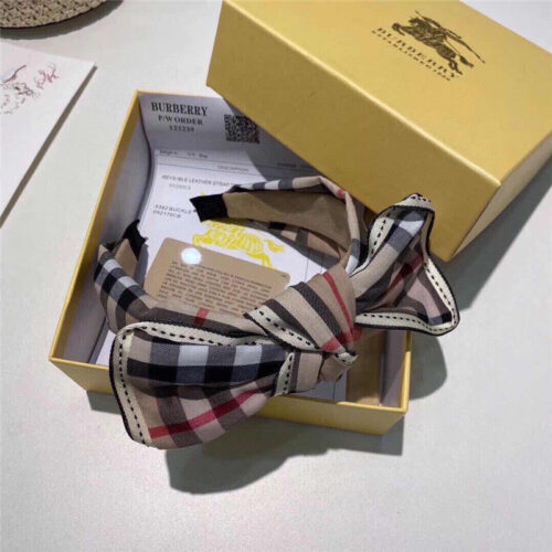 High Quality Luxury Burberry Headband Womens
