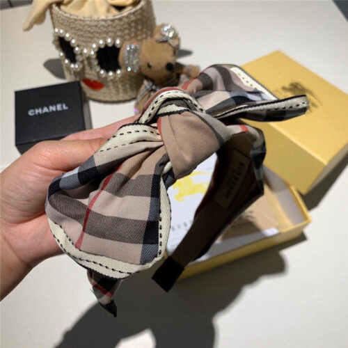 High Quality Luxury Burberry Headband Womens product detail