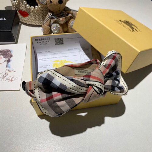 High Quality Luxury Burberry Headband Womens product detail