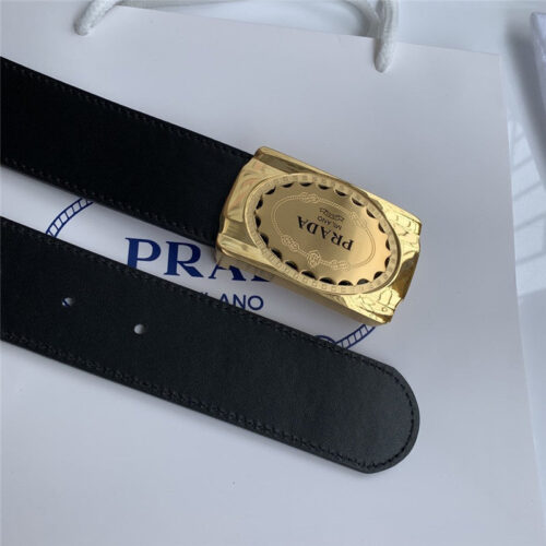 High Quality Luxury Prada 38Mm Belt Mens Gold product detail