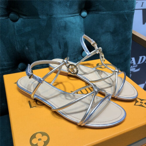 High Quality Luxury Louis Vuitton Flat Sandals alternate view