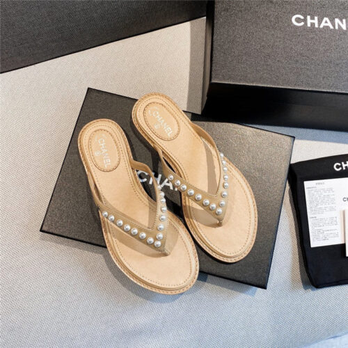 High Quality Luxury Chanel Flip Flop Women