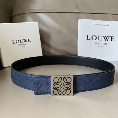 High Quality Luxury Loewe Leather Belt 40Mm