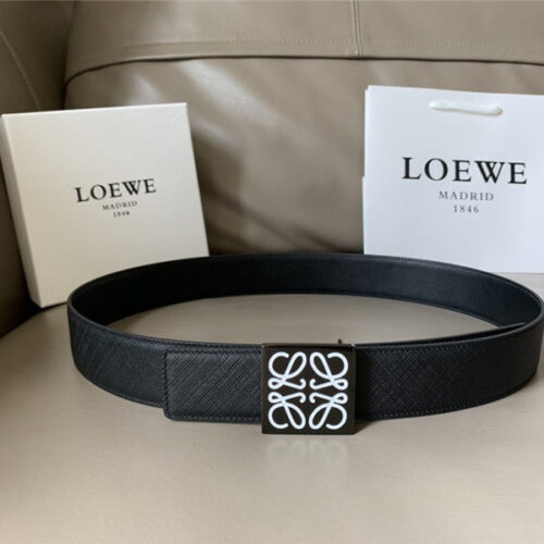 High Quality Luxury Loewe Leather Belt