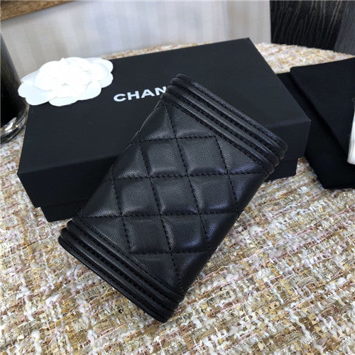 High Quality Luxury Chanel Leboy Key Case Card Case Coin Purse – Style 47921 alternate view