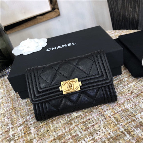 High Quality Luxury Chanel Leboy Key Case Card Case Coin Purse – Style 42696