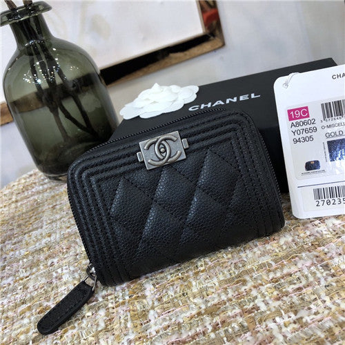 High Quality Luxury Chanel Leboy Key Case Card Case Coin Purse – Style 42695