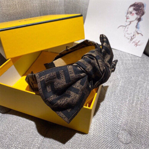 High Quality Luxury Fendi Headband Womens