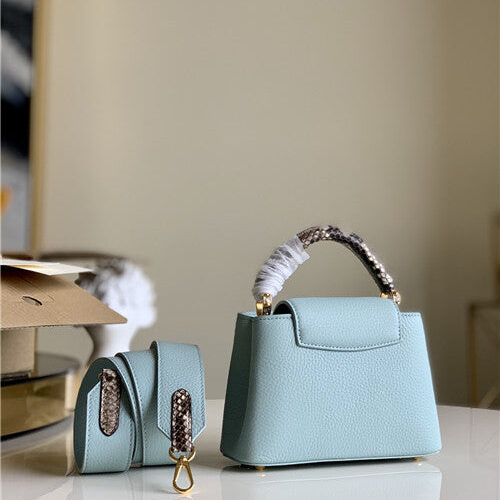 High Quality Luxury Louis Vuitton Capucines Mini Bag – Style 47558 alternate view