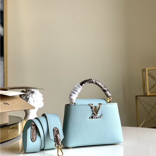 High Quality Luxury Louis Vuitton Capucines Mini Bag – Style 47558