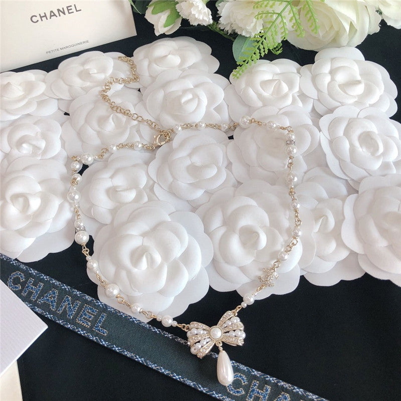 High Quality Luxury Chanel Bow Necklace product detail