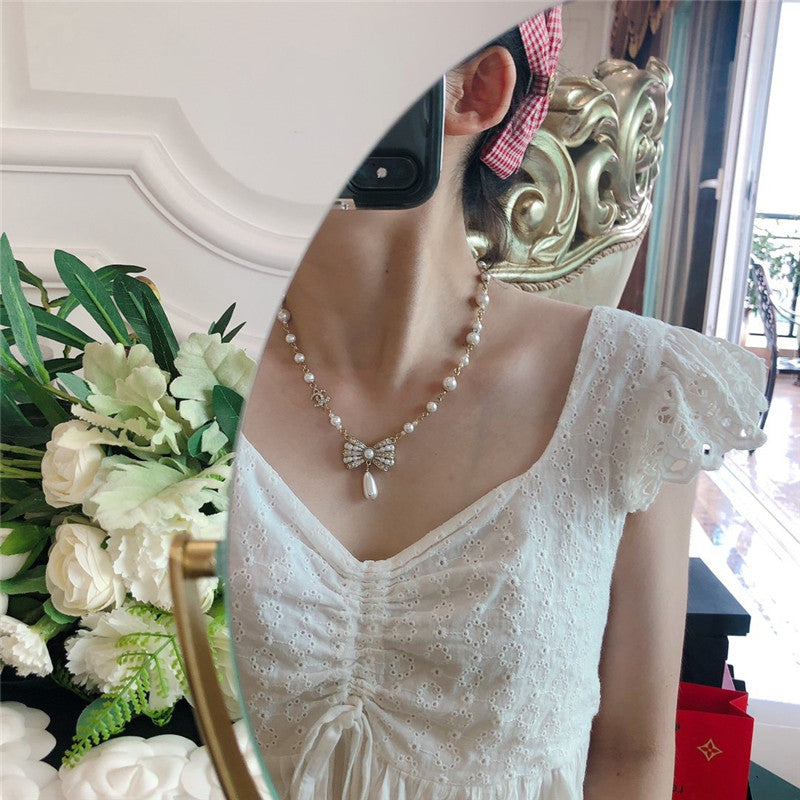 High Quality Luxury Chanel Bow Necklace product detail