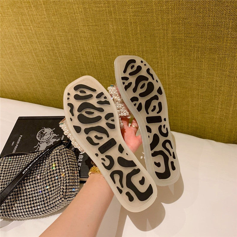 High Quality Luxury Gucci Pearl Slippers product detail