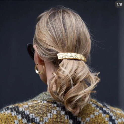 High Quality Luxury Chanel Vintage Hair Clip alternate view