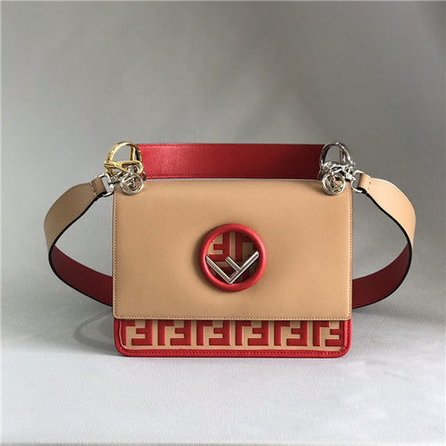 High Quality Luxury Fendi Kan I F Shoulder Bag