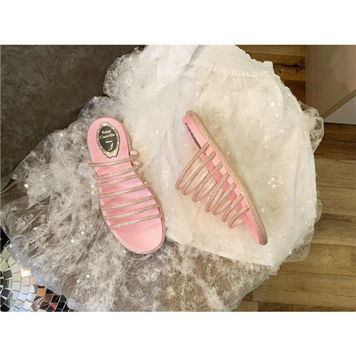 High Quality Luxury Rene Caovilla Rome Slippers Sandals – Style 98438 alternate view