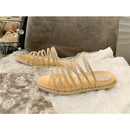 High Quality Luxury Rene Caovilla Rome Slippers Sandals
