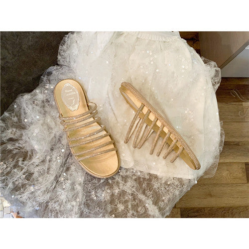 High Quality Luxury Rene Caovilla Rome Slippers Sandals alternate view