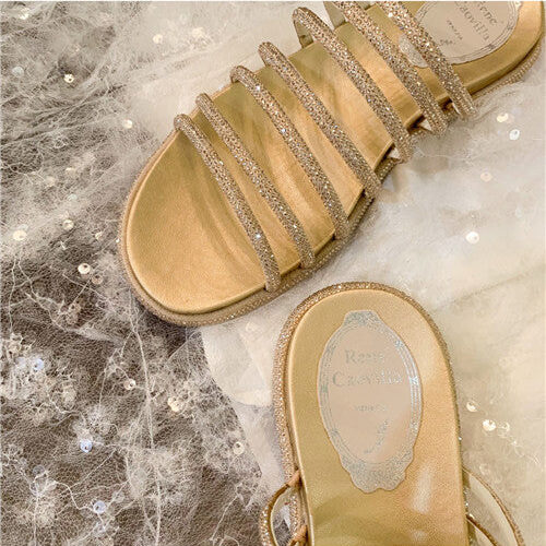 High Quality Luxury Rene Caovilla Rome Slippers Sandals product detail