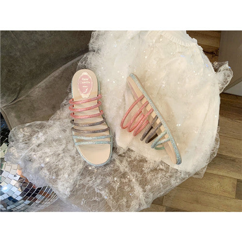 High Quality Luxury Rene Caovilla Rome Slippers Sandals – Style 72454 alternate view