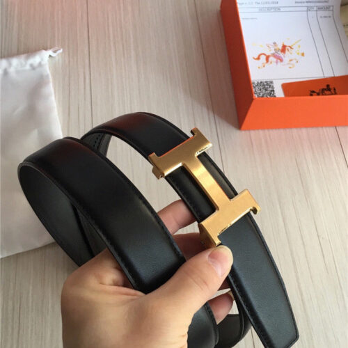 High Quality Luxury Hermes Belt Men Gold product detail