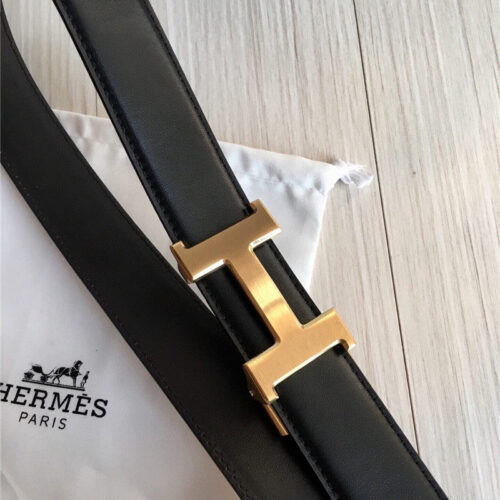 High Quality Luxury Hermes Belt Men Gold product detail