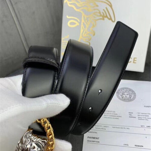 High Quality Luxury Versace Belt Women Medusa product detail