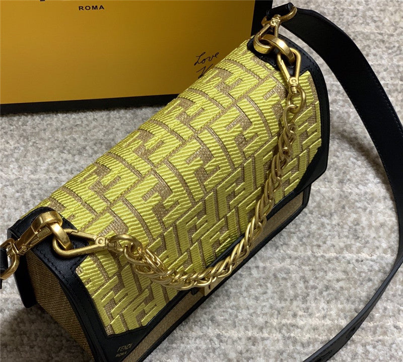 High Quality Luxury Fendi Embroidery FF Bag product detail