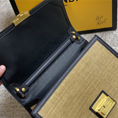 High Quality Luxury Fendi Embroidery FF Bag product detail