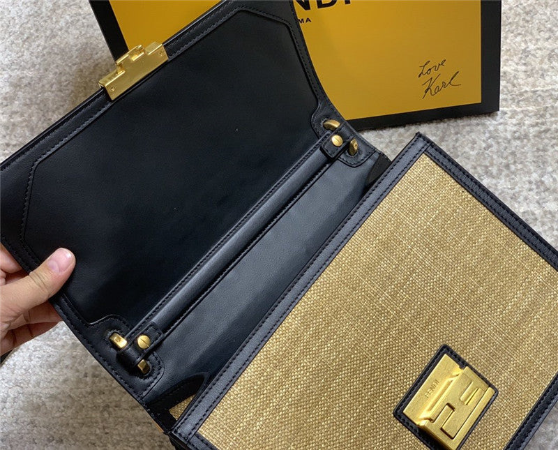 High Quality Luxury Fendi Embroidery FF Bag product detail