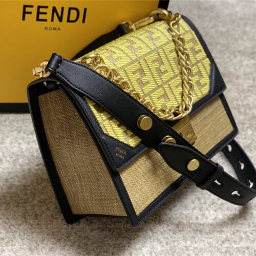 High Quality Luxury Fendi Embroidery FF Bag product detail