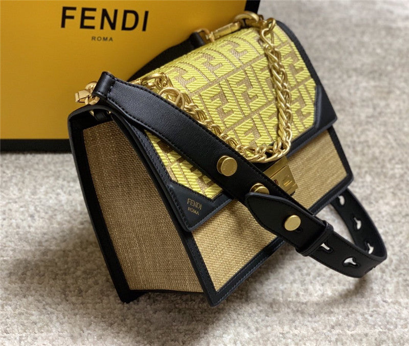 High Quality Luxury Fendi Embroidery FF Bag product detail