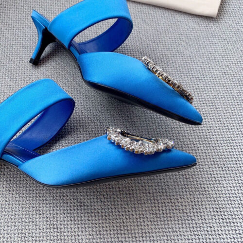 High Quality Luxury LV Madeleine Sandals Blue product detail