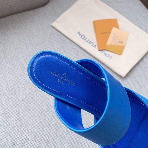 High Quality Luxury LV Madeleine Sandals Blue product detail
