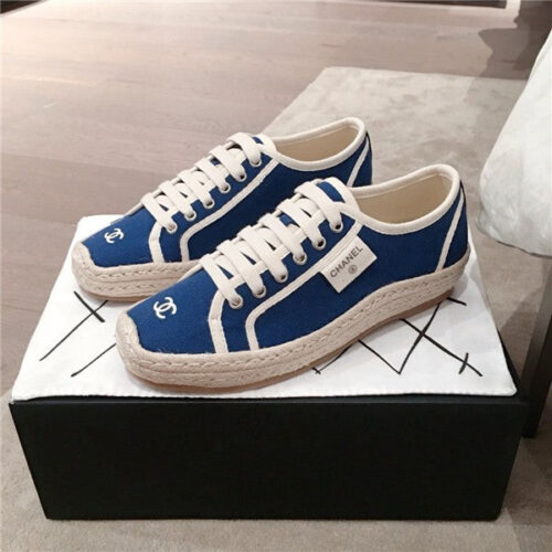 High Quality Luxury Chanel Canvas Shoes Shoes – Style 41318