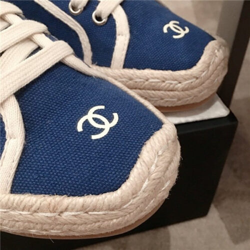 High Quality Luxury Chanel Canvas Shoes Shoes – Style 41318 product detail