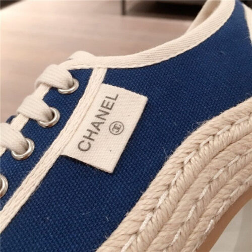High Quality Luxury Chanel Canvas Shoes Shoes – Style 41318 product detail