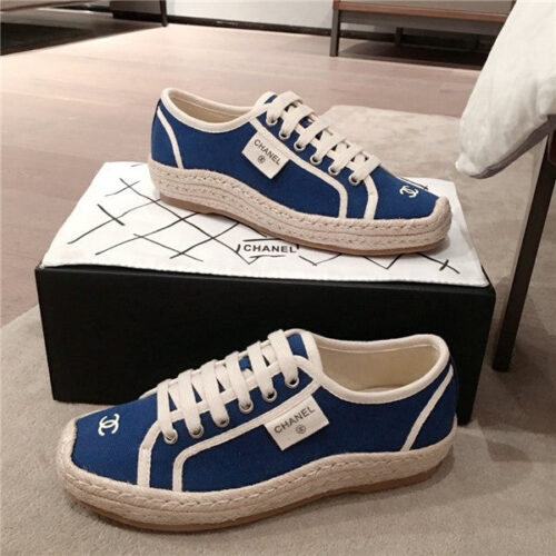 High Quality Luxury Chanel Canvas Shoes Shoes – Style 41318 product detail