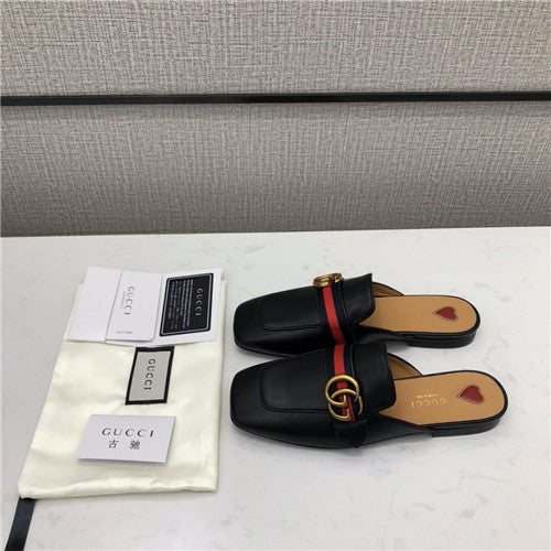 High Quality Luxury Gucci GG Flat Mules – Style 03347