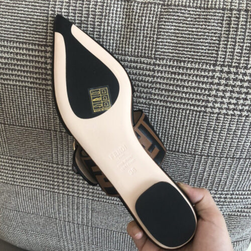 High Quality Luxury Fendi FF Mules Sandals product detail