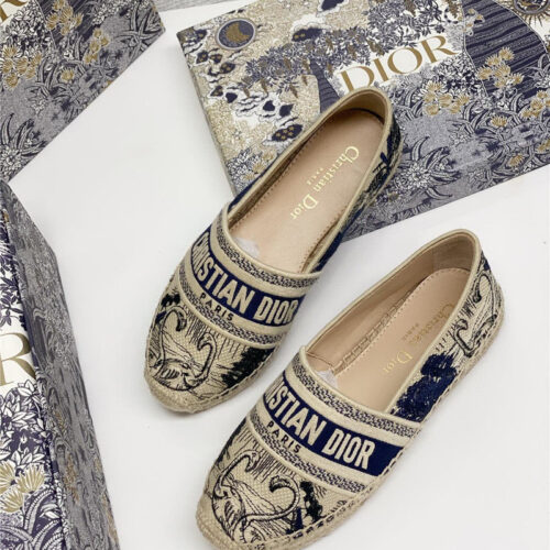 High Quality Luxury Dior Embroidered Sneakers
