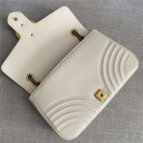 High Quality Luxury GG Marmont Large Shoulder Bag White product detail
