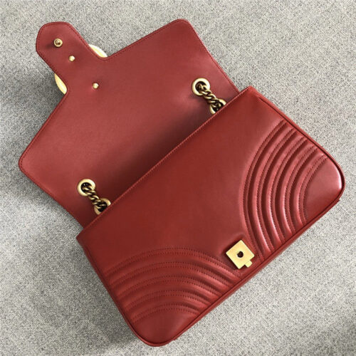 High Quality Luxury GG Marmont Large Shoulder Bag Red product detail