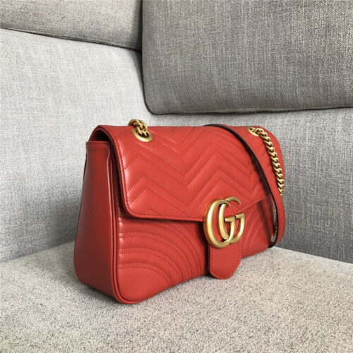 High Quality Luxury GG Marmont Large Shoulder Bag Red product detail