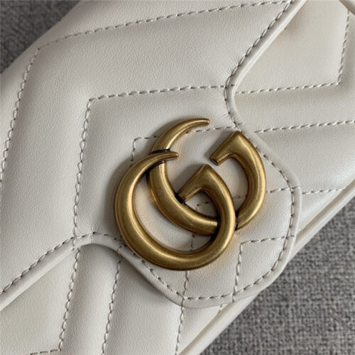 High Quality Luxury GG Marmont Best Quality Mini Bag White product detail