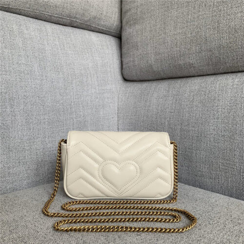High Quality Luxury GG Marmont Best Quality Mini Bag White product detail