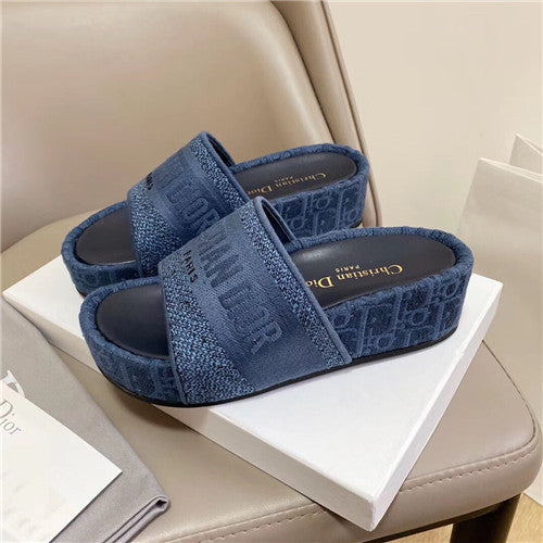 High Quality Luxury Dior Platform Slippers – Style 33766