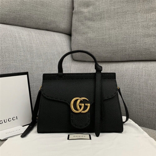 High Quality Luxury GG Marmont Leather Handle Mini Bag