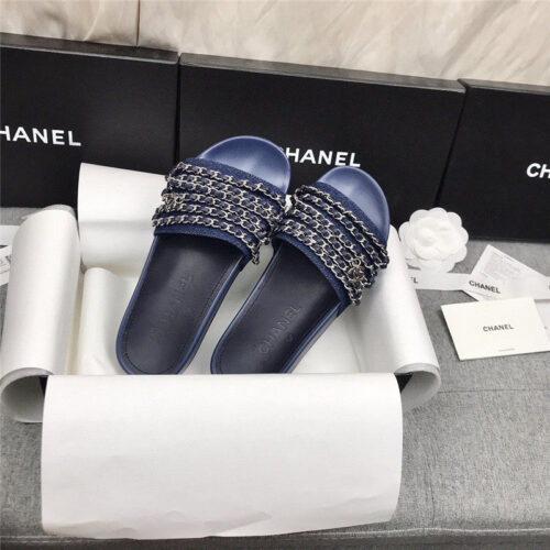 High Quality Luxury Chanel Beach Chain Slippers – Style 49446 product detail