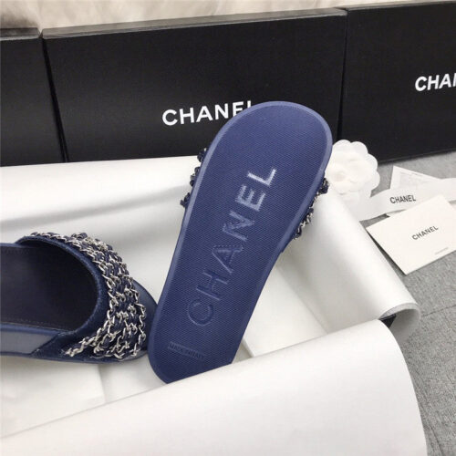 High Quality Luxury Chanel Beach Chain Slippers – Style 49446 product detail